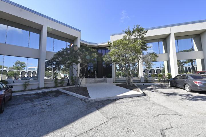 Woodcock Building — Entrance court